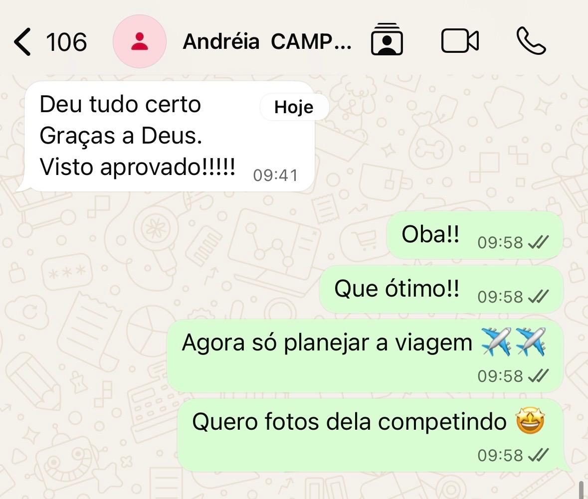 Andreia — aprovada